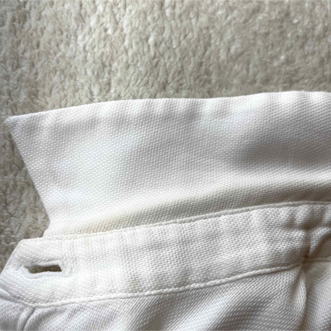 mina perhonen(ミナペルホネン)のミナペルホネン シャツ ブラウス 白 ホワイト サイズ36  綿 コットン 刺繍 レディースのトップス(シャツ/ブラウス(長袖/七分))の商品写真