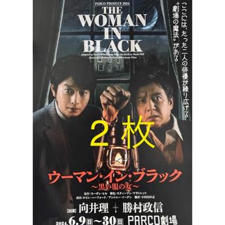 2枚 向井理 ウーマン・イン・ブラック　フライヤー(男性タレント)