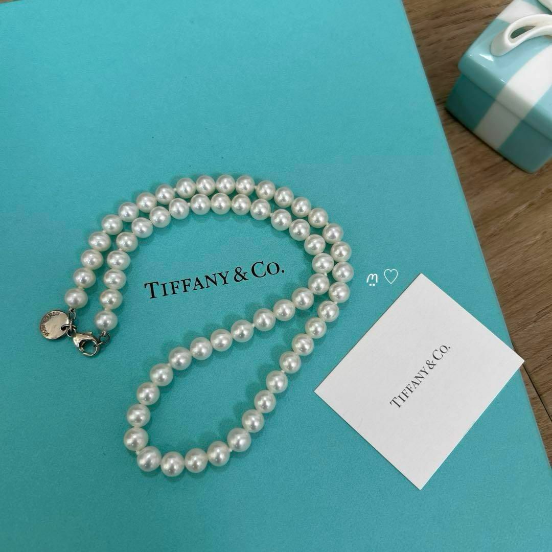Tiffany & Co.(ティファニー)のティファニー　パールネックレス　5〜6mm　シルバークラスプ　真珠　現行販売品 レディースのアクセサリー(ネックレス)の商品写真