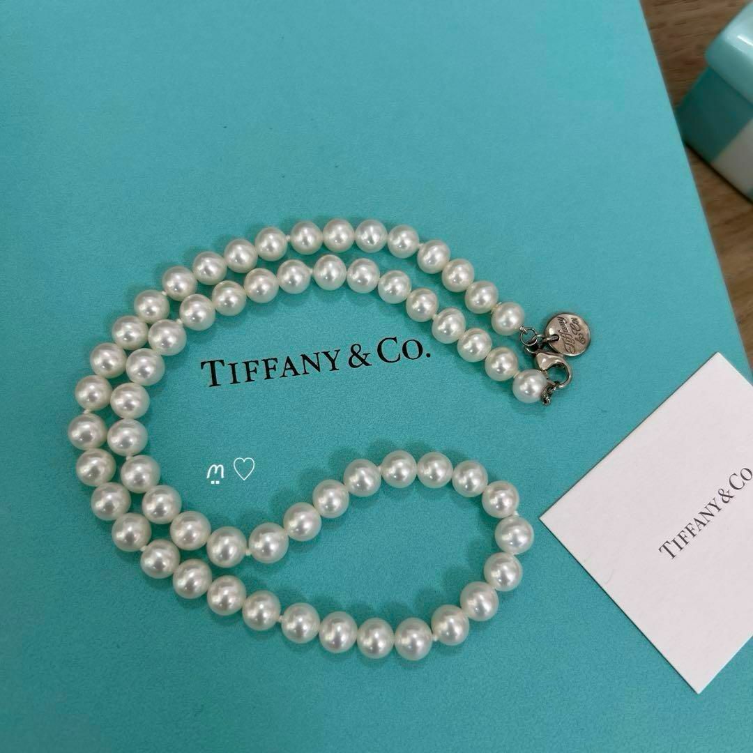 Tiffany & Co.(ティファニー)のティファニー　パールネックレス　5〜6mm　シルバークラスプ　真珠　現行販売品 レディースのアクセサリー(ネックレス)の商品写真