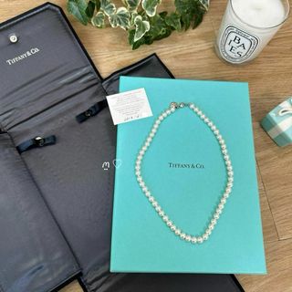 ティファニー(Tiffany & Co.)のティファニー　パールネックレス　5〜6mm　シルバークラスプ　真珠　現行販売品(ネックレス)