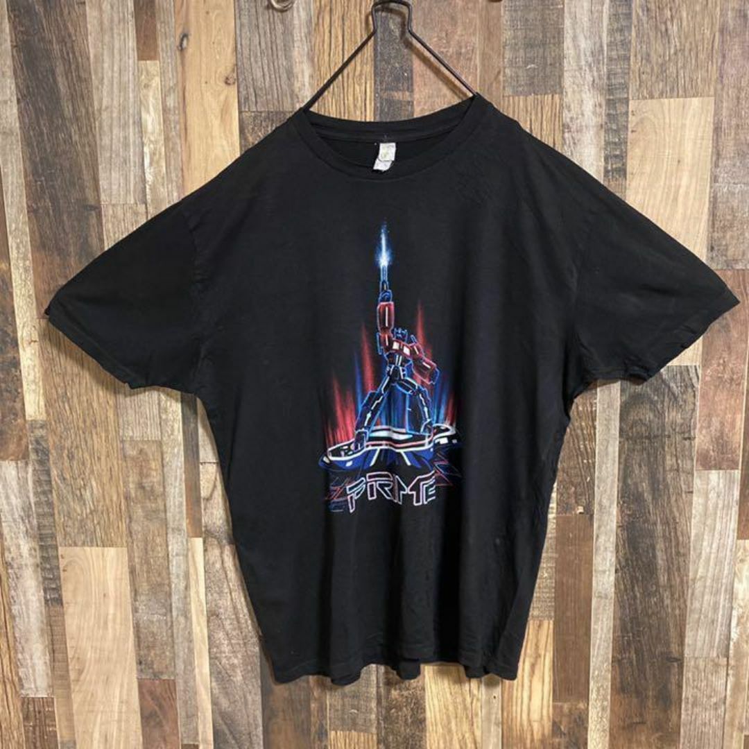 トランスフォーマー プライム Tシャツ ロボット USA古着 90s 半袖 黒 メンズのトップス(Tシャツ/カットソー(半袖/袖なし))の商品写真