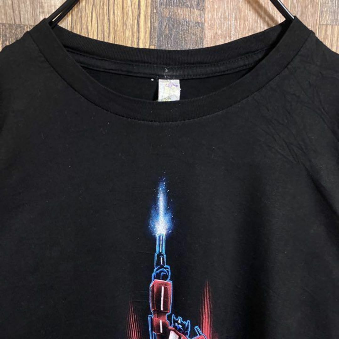 トランスフォーマー プライム Tシャツ ロボット USA古着 90s 半袖 黒 メンズのトップス(Tシャツ/カットソー(半袖/袖なし))の商品写真