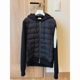 モンクレール(MONCLER)のMONCLER モンクレール ニット切り替えダウンパーカー(パーカー)