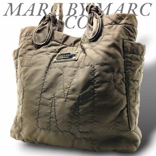MARC BY MARC JACOBS - 良品✧マークジェイコブス ナイロン トートバッグ 茶 大容量 A4収納可