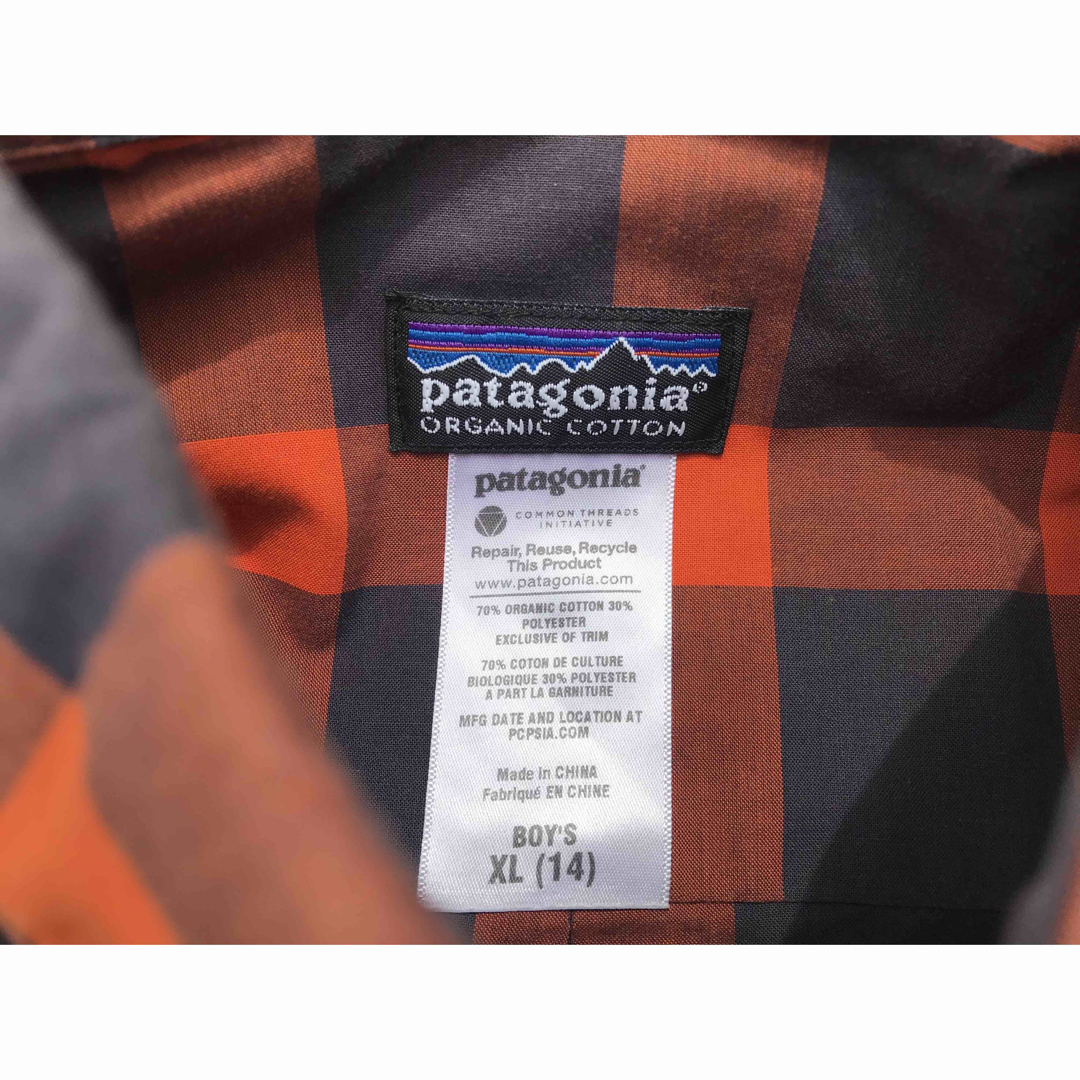patagonia(パタゴニア)の値下げ patagonia check shirts kids XL メンズのトップス(シャツ)の商品写真