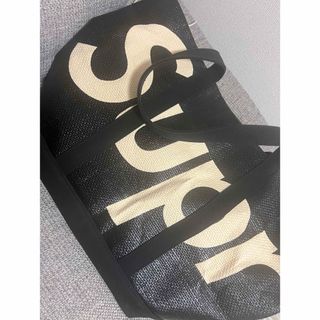 Supreme - Supreme Raffia Tote ブラック トートバッグ 