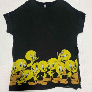 グラニフ(Design Tshirts Store graniph)のグラニフ　トゥイーティー　ワンピース　Fサイズ(ひざ丈ワンピース)