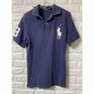 ポロラルフローレン(POLO RALPH LAUREN)のポロラルフローレン ポロシャツ ビックポニー Lサイズ ネイビー 刺繍(ポロシャツ)