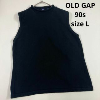 GAP - OLD GAP ベスト　ノースリーブ　90s コットンニット　古着女子