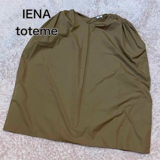 トーテム(TOTEME)の【未使用】IENA販売　toteme プルオーバーギャザー　チュニック　(チュニック)