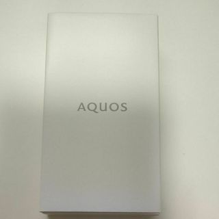 AQUOS sense6s 5G　SH-RM19s　シルバー　新品未使用(スマートフォン本体)