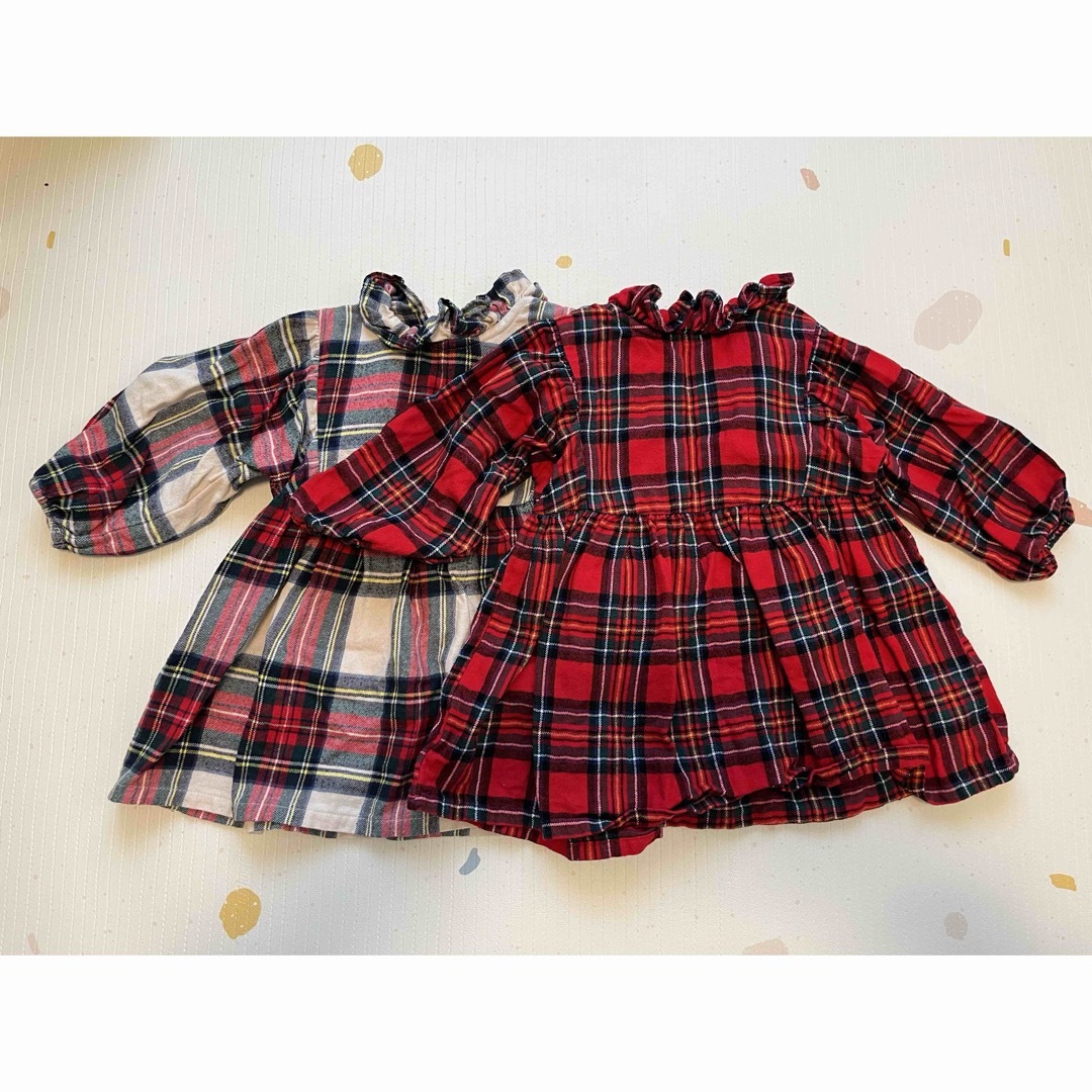 NEXT(ネクスト)のNEXT ワンピース 80 2着セット キッズ/ベビー/マタニティのベビー服(~85cm)(ワンピース)の商品写真