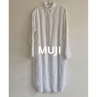 ムジルシリョウヒン(MUJI (無印良品))の無印良品　フレンチリネンワンピースＳ(ひざ丈ワンピース)