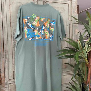 ゴースローキャラバン(go slow caravan)の新入荷！ロングTシャツ レディース チュニック しば犬 芝犬 犬(ひざ丈ワンピース)