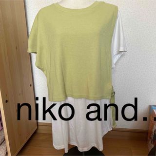 niko and... - ニコアンド　niko and… カットソー　レディース　Ｌ