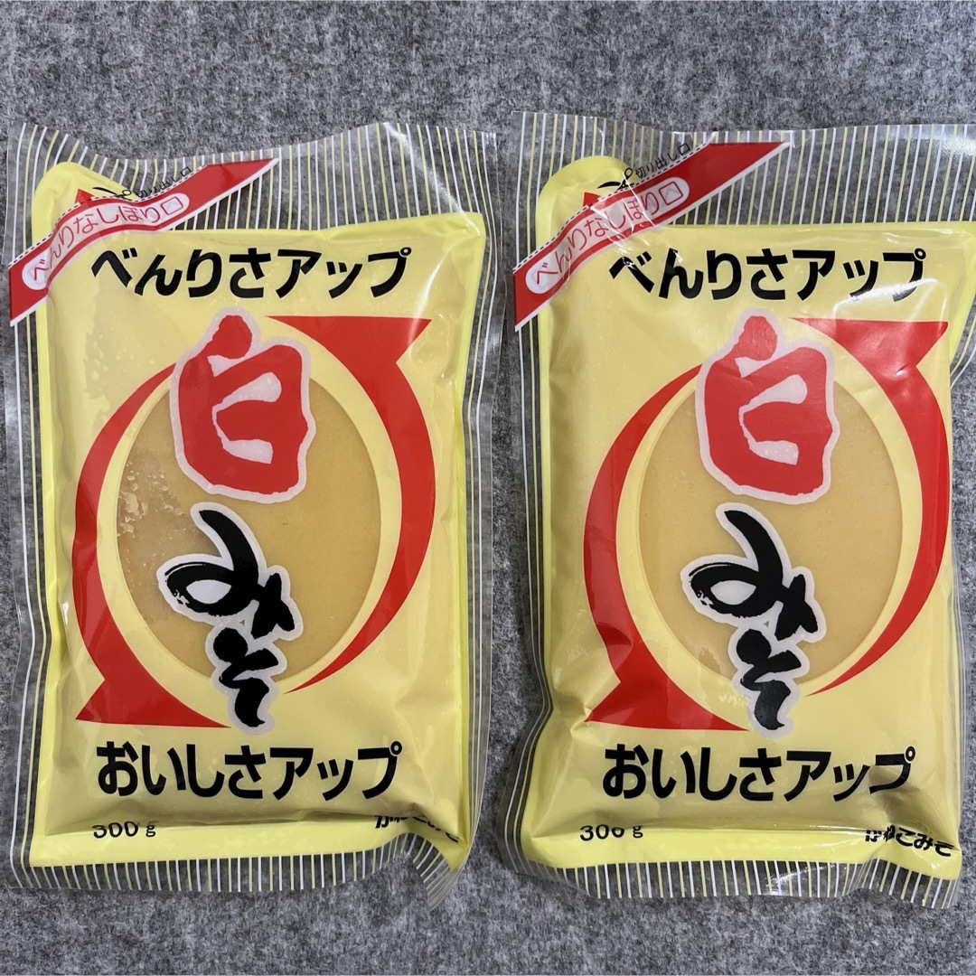 かねこみそ 白みそ 300g×2袋セット 徳島県 食品/飲料/酒の食品(調味料)の商品写真