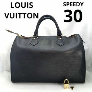 ルイヴィトン(LOUIS VUITTON)のルイヴィトン カデナ、鍵付 エピ ボストンバッグ スピーディー30 ブラック 黒(ハンドバッグ)