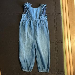 エイチアンドエム(H&M)のH&Ｍ　デニムのサロペット 90㎝(パンツ/スパッツ)