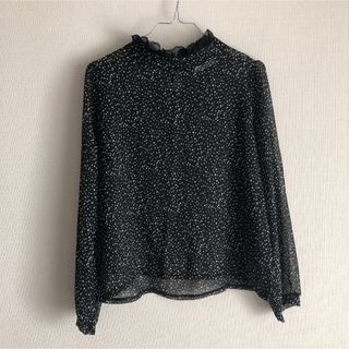 ディーホリック(dholic)のdholic ドットシアー シフォンブラウス(シャツ/ブラウス(長袖/七分))