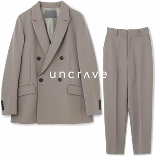 uncrave アンクレイヴ バルキーツイル ジャケット＆テーパードパンツ(テーラードジャケット)