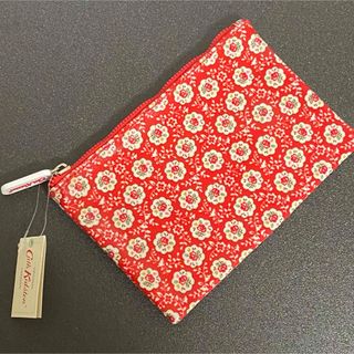 キャスキッドソン(Cath Kidston)の新品 Cath Kidston キャス・キッドソン ポーチ レッド フラワー(ポーチ)