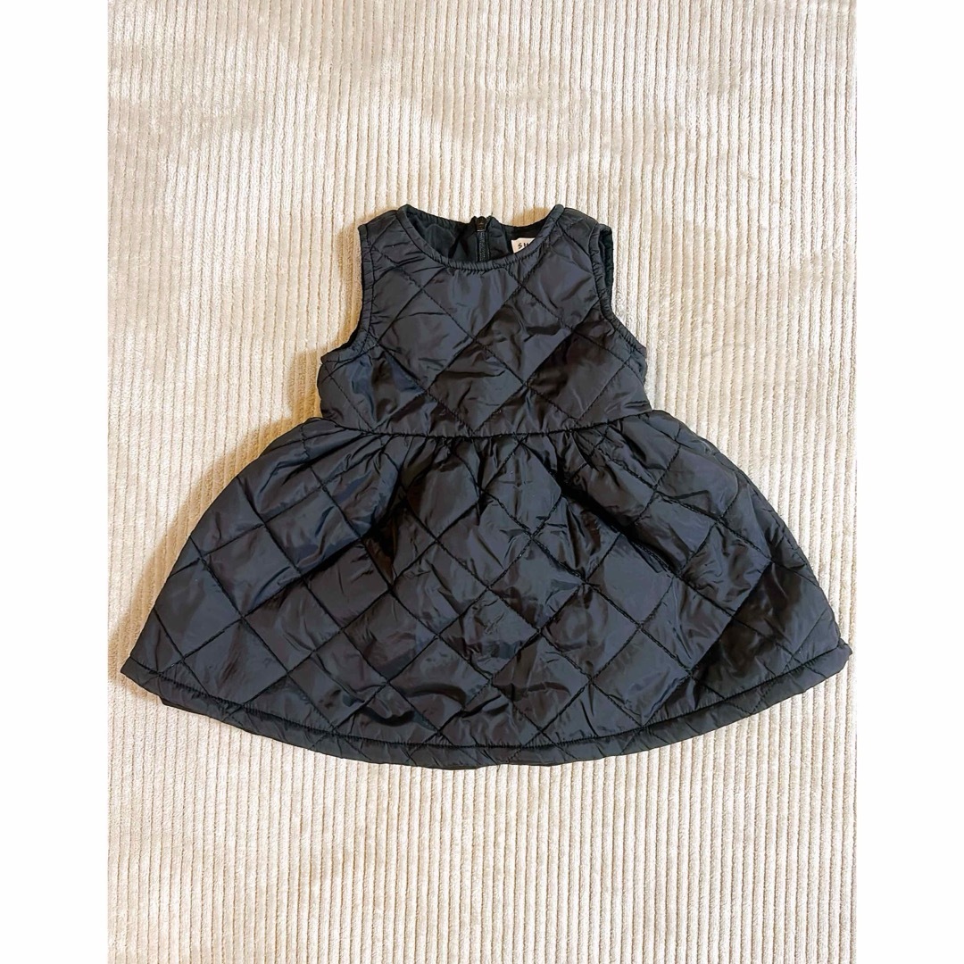 SHEIN(シーイン)の黒ワンピース キッズ/ベビー/マタニティのベビー服(~85cm)(ワンピース)の商品写真