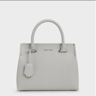 チャールズアンドキース(Charles and Keith)のチャールズアンドキース　ダブルハンドル　トートバッグ(ハンドバッグ)