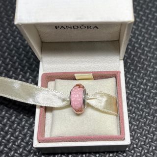 パンドラ(PANDORA)のPANDORA パンドラ　ムラノチャーム　ピンク(チャーム)