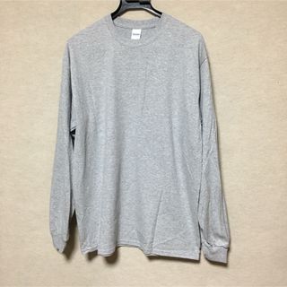 ギルタン(GILDAN)の新品 GILDAN ギルダン 長袖ロンT グレー M(Tシャツ/カットソー(七分/長袖))