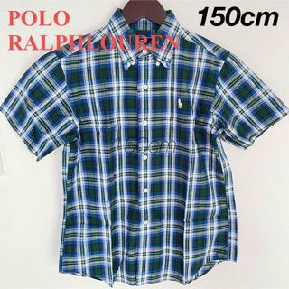 POLO RALPH LAUREN - POLORALPH LOUREN  キッズ シャツ チェック 半袖　150cm