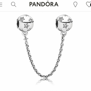 パンドラ(PANDORA)のパンドラ スター 星 セーフティチェーン(チャーム)