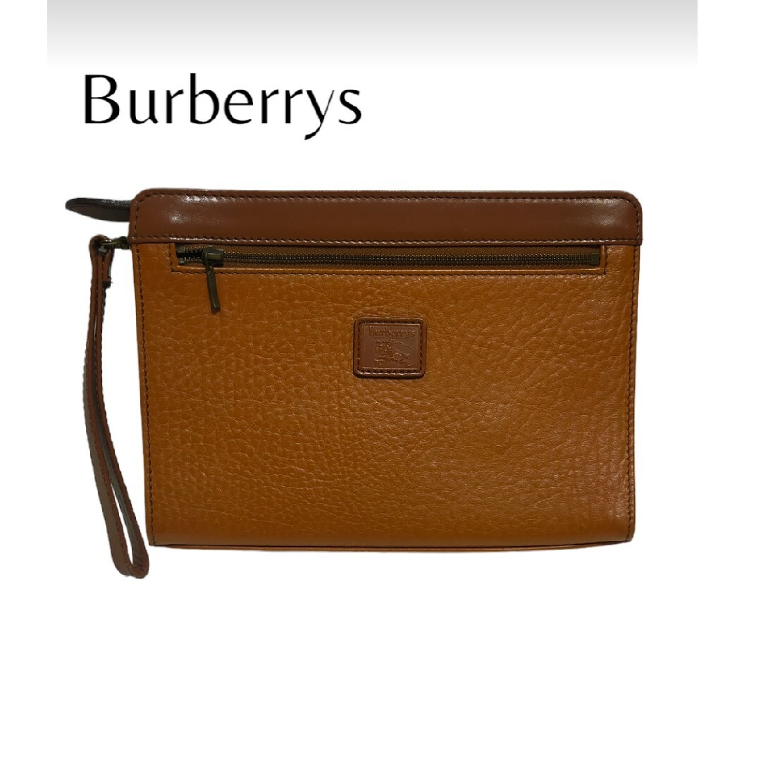 BURBERRY(バーバリー)の【美品】Burberry　バーバリー　セカンドバッグ　クラッチバッグ　レザー メンズのバッグ(セカンドバッグ/クラッチバッグ)の商品写真