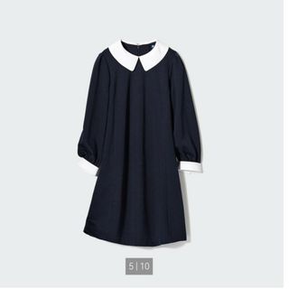 ユニクロ(UNIQLO)のユニクロ　GIRLS ジャージーワンピース（フォーマル）(ドレス/フォーマル)