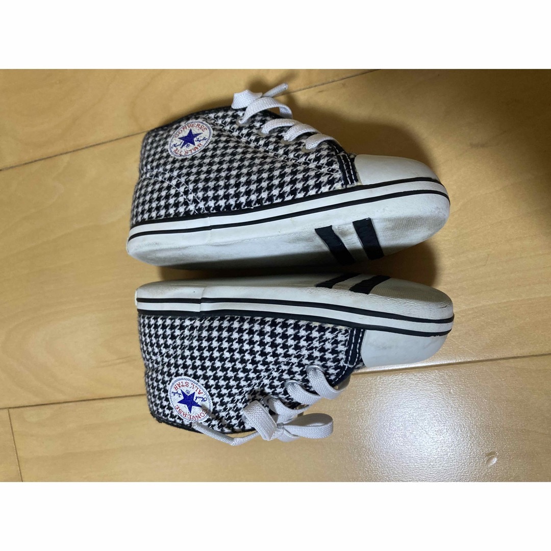 ALL STAR（CONVERSE）(オールスター)のコンバース　オールスター　スニーカー　千鳥格子　　14.5 キッズ/ベビー/マタニティのベビー靴/シューズ(~14cm)(スニーカー)の商品写真