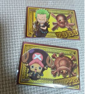 ワンピース(ONE PIECE)のワンピース チョコ缶バッジ ゾロとチョッパー(バッジ/ピンバッジ)