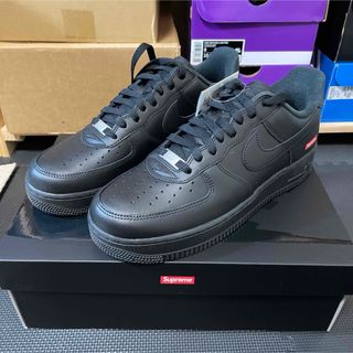 ナイキ(NIKE)のSupreme × Nike Air Force 1 Low "Black"(スニーカー)