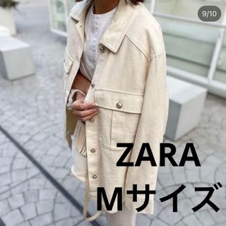 ザラ(ZARA)のaym様専用ZARA☆未使用☆ゴールドボタン コットンシャツジャケットM(その他)