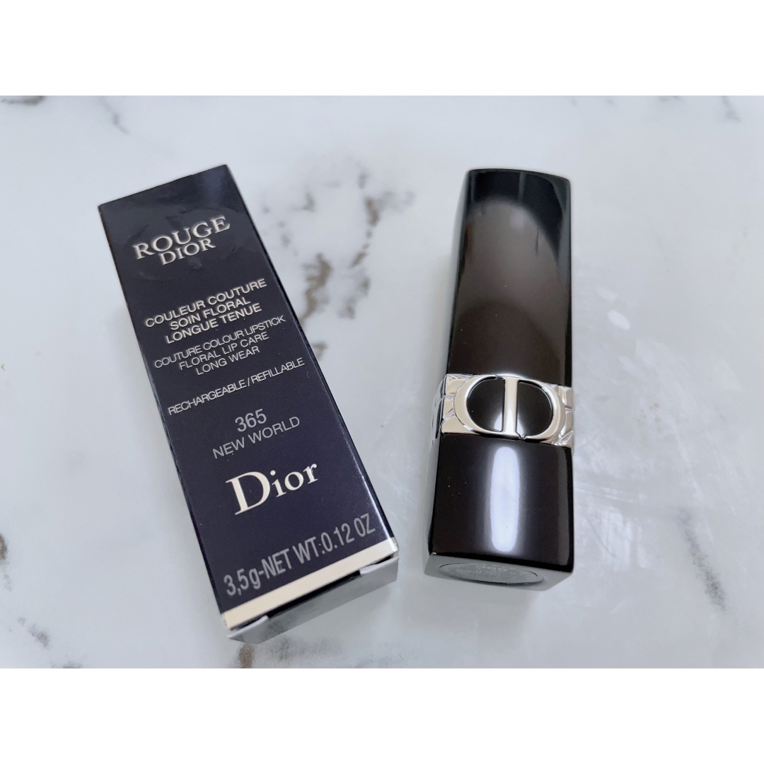 Christian Dior(クリスチャンディオール)のルージュ ディオール ニューワールドサテン 365 コスメ/美容のベースメイク/化粧品(口紅)の商品写真