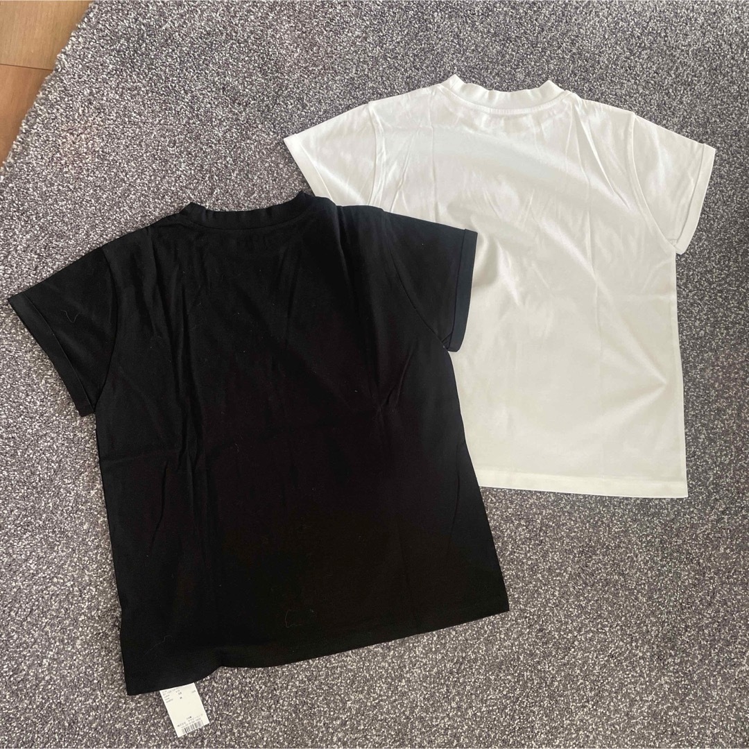 ESTNATION(エストネーション)のエストネーション　Tシャツ　白黒　2色セット レディースのトップス(Tシャツ(半袖/袖なし))の商品写真