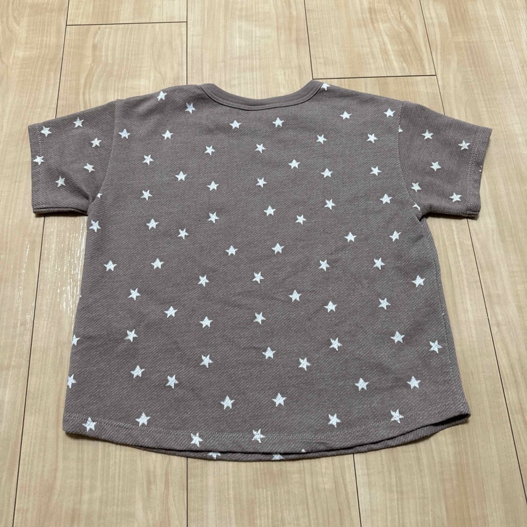 tete a tete(テータテート)のテータテート 星柄 スウェットTシャツ 110 くすみカラー キッズ/ベビー/マタニティのキッズ服男の子用(90cm~)(Tシャツ/カットソー)の商品写真