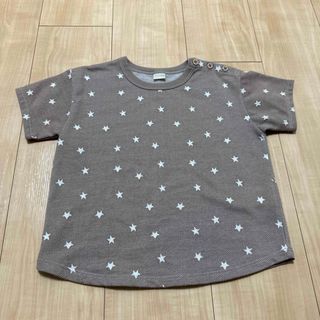 テータテート(tete a tete)のテータテート 星柄 スウェットTシャツ 110 くすみカラー(Tシャツ/カットソー)