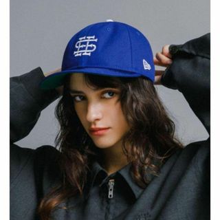 SEE SEE × NEW ERA キャップ BLUEカラー(キャップ)