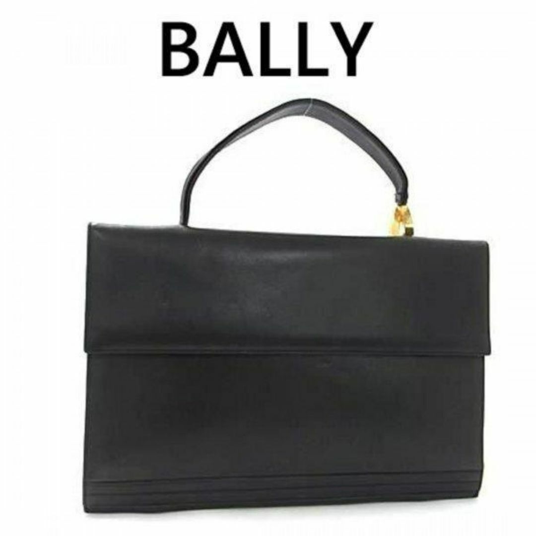 Bally(バリー)のBALLY バリー レザー ワンハンドル ビジネスバッグ  ブラック系 3262 メンズのバッグ(ビジネスバッグ)の商品写真