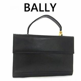 バリー(Bally)のBALLY バリー レザー ワンハンドル ビジネスバッグ  ブラック系 3262(ビジネスバッグ)