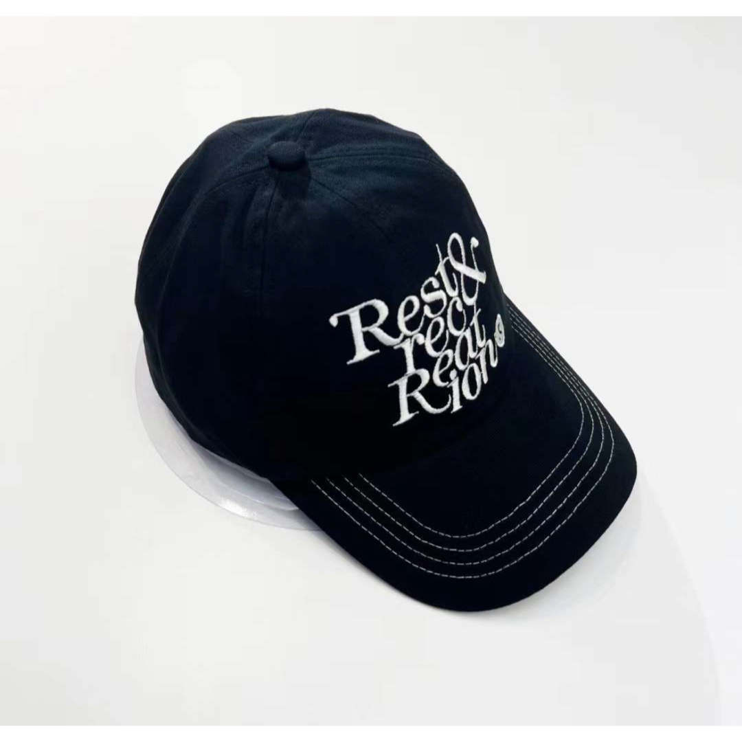 Rest&Recreation キャップ　帽子　ブラック レディースの帽子(キャップ)の商品写真