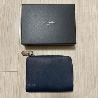 ポールスミス(Paul Smith)のPaulSmith 財布 Lジップ ネイビー(折り財布)