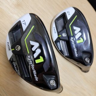 テーラーメイド(TaylorMade)の超レア！ロフト17度の2番＆21度の4番ユーティリティ☆M1 2017 ヘッド(クラブ)