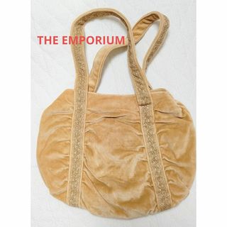 THE ENPORIUM ベロア×ゴールドレース　ショルダーバッグ