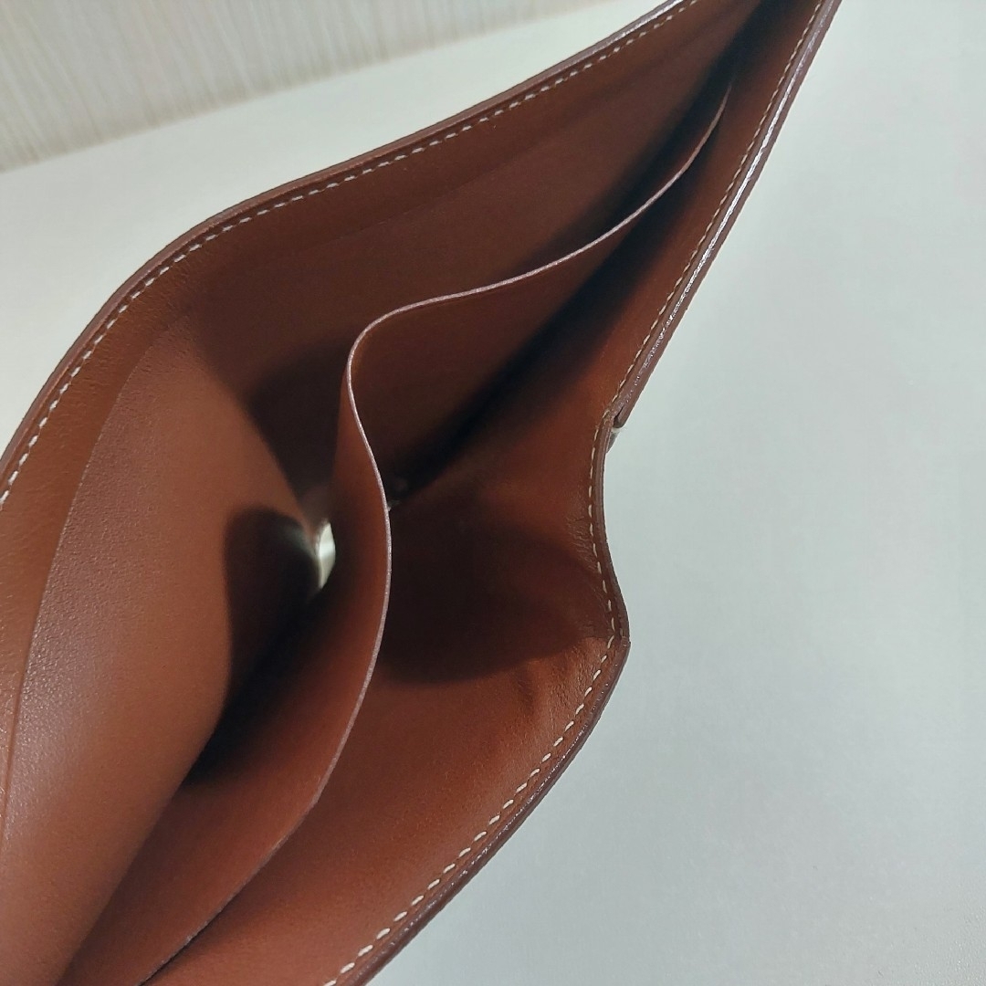 HERMES - エルメス MC2 タレス 二つ折り財布 レザー ゴールド K HERMES - エルメス MC2 タレス 二つ折り財布 レザー ゴールド K